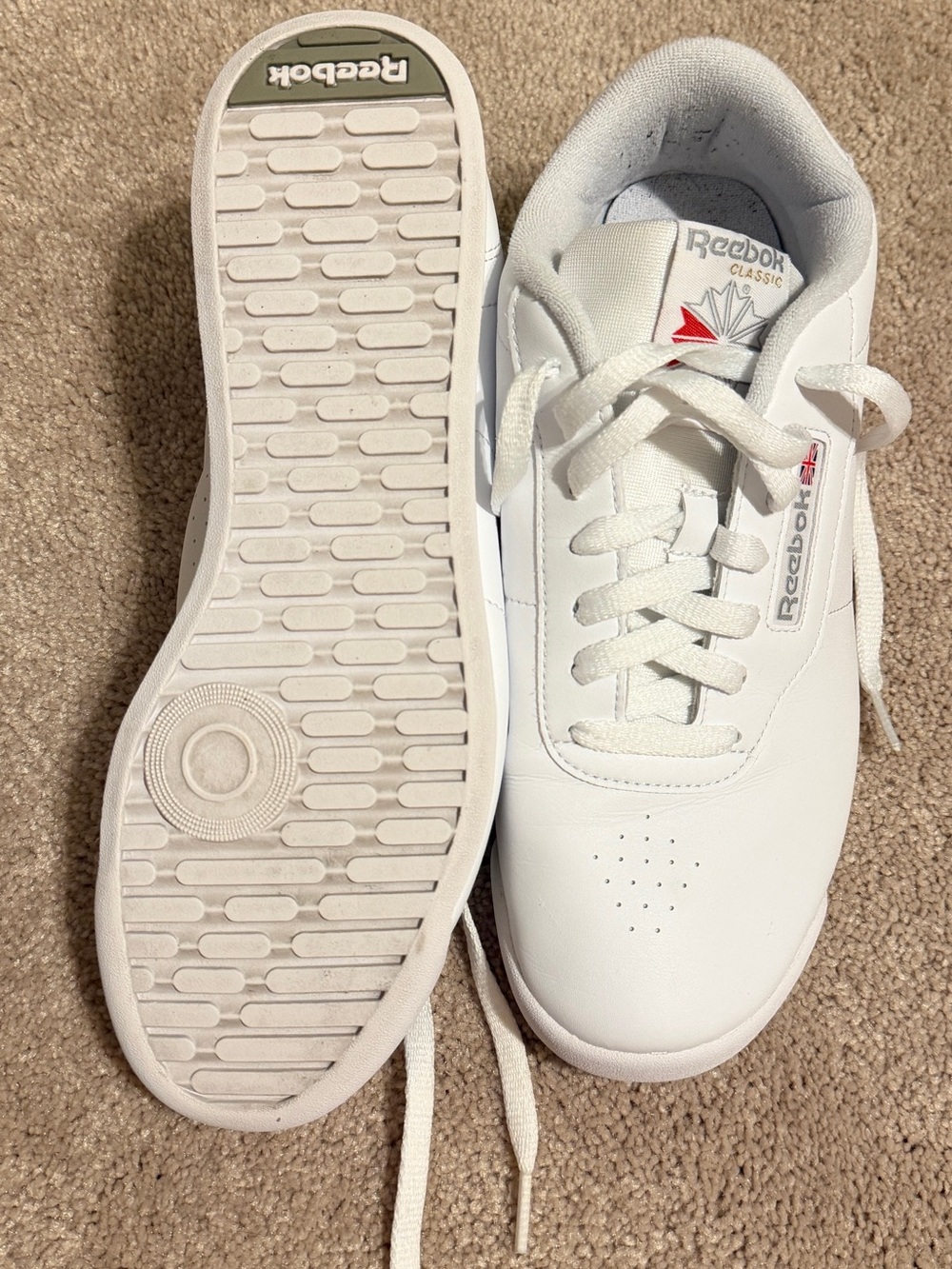 Reebok Classic Women’s White Princess Sneakers